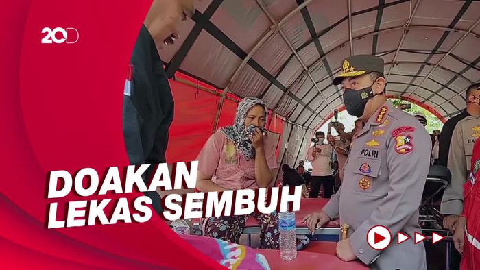Kapolri Kunjungi RSUD Cianjur, Pastikan Penanganan Pasien Berjalan Baik