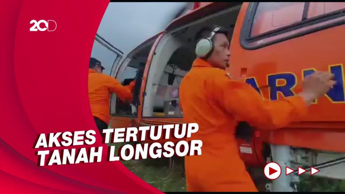 Terisolir! Bantuan Gempa Cianjur Diantar Lewat Udara