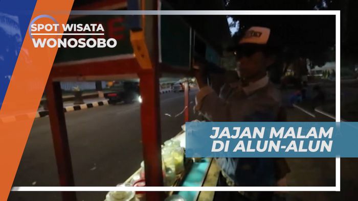Menikmati Hangatnya Minuman Wedang Ronde di Alun-alun Kota, Wonosobo