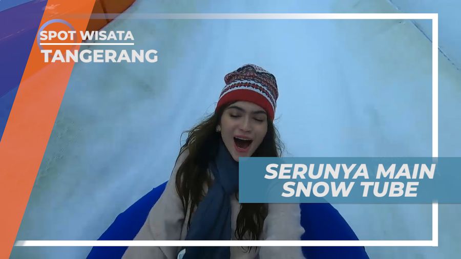 Snow Tube, Meluncur Seru di Atas Salju, Tangerang