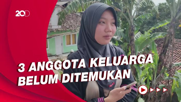 Kisah Dinda Cari Suami-Mertua Tertimbun Longsor Gempa Cianjur