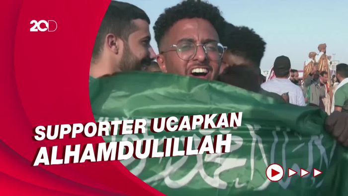 Suporter Saudi Setelah Menang dari Argentina: Mana Messi?