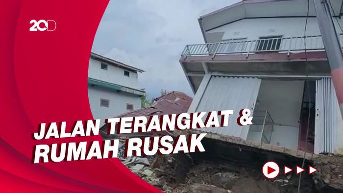 Kondisi  Desa Sarampad Titik Terparah Akibat Gempa Cianjur