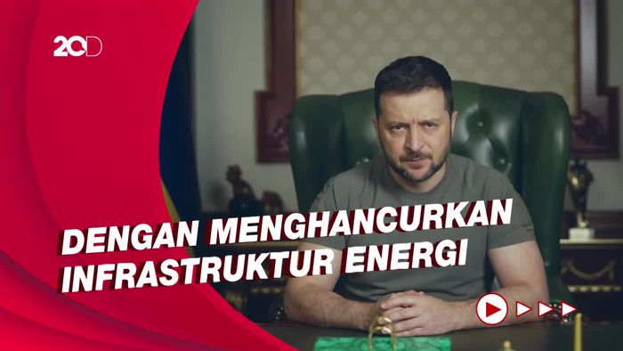 Zelensky: Kremlin Ubah Musim Dingin Jadi Senjata Pemusnah Massal
