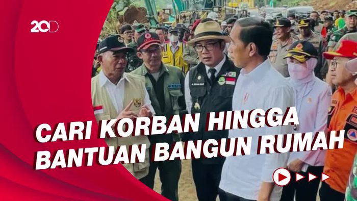 Arahan Lengkap Jokowi ke Menteri-BNPB soal Penanganan Gempa Cianjur