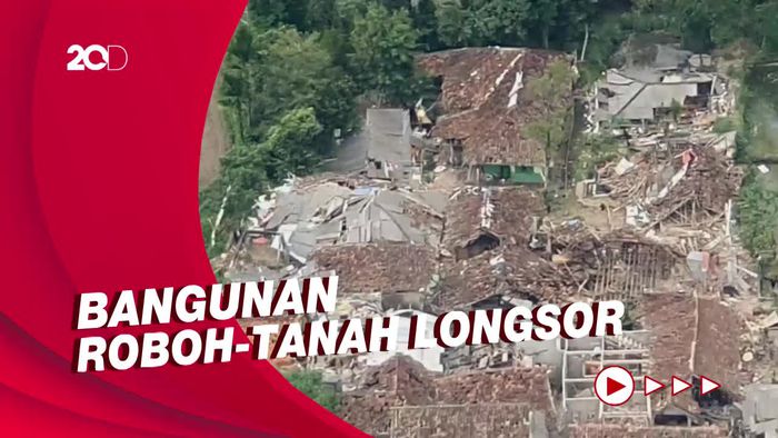 Melihat Wajah Cianjur dari Udara Usai Dilanda Gempa M 5,6
