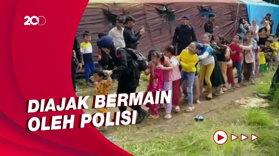 Momen Ceria Anak-anak Korban Gempa Bumi Cianjur Trauma Healing