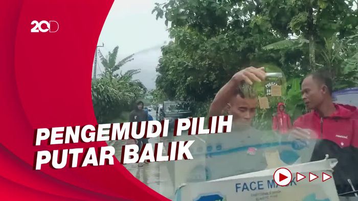Viral! Mobil Pembawa Bantuan Dihentikan Warga di Cianjur