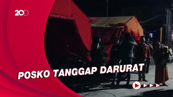 Mengintip Suasana Malam di Posko Darurat Korban Gempa Cianjur