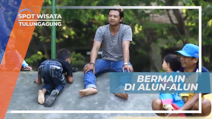 Melepas Penat, Habiskan Libur di Taman Aloon-Aloon Kota Tulungagung