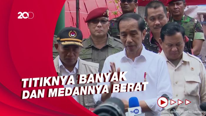 Jokowi Ungkap Sulitnya Kirim Logistik ke Korban Gempa Cianjur