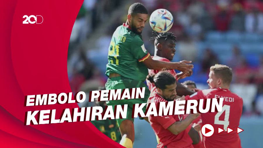 Embolo Bawa Swiss Kalahkan Kamerun