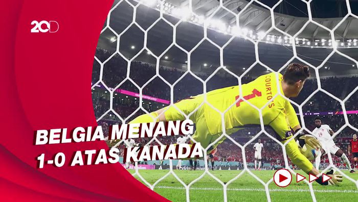 Courtois Tepis Penalti Davies, Belgia Menang Tipis