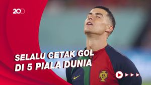 Kata Ronaldo Usai Ukir Rekor di Piala Dunia Kelimanya