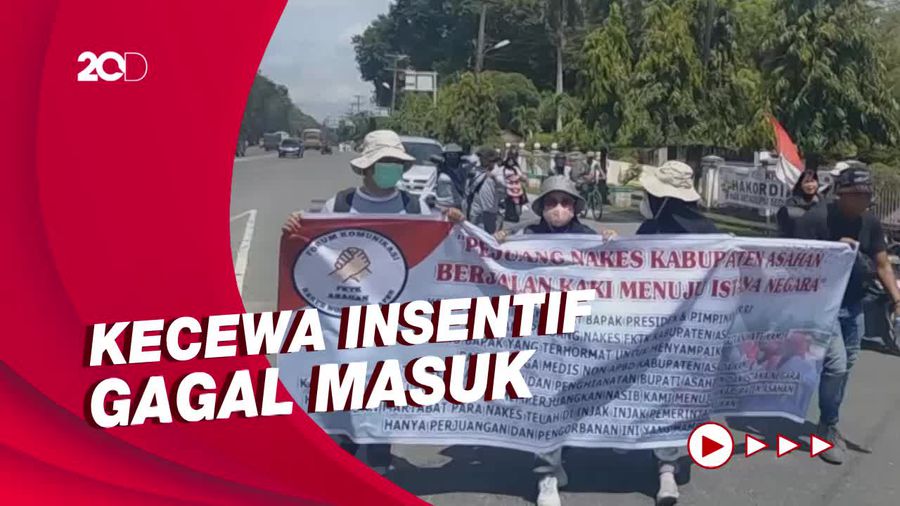 5 Nakes di Asahan Sumut Jalan Kaki ke Istana Temui Jokowi