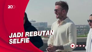 Jadi Ambasador Piala Dunia 2022, Beckham Dikerubungi Fans di Qatar