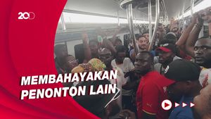Pendukung Ghana Rusuh, Paksa Masuk Metro-Berebut Tiket Gratis