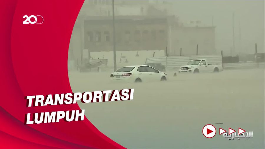 Hujan Lebat Guyur Jeddah, Jalan Menuju Makkah Banjir