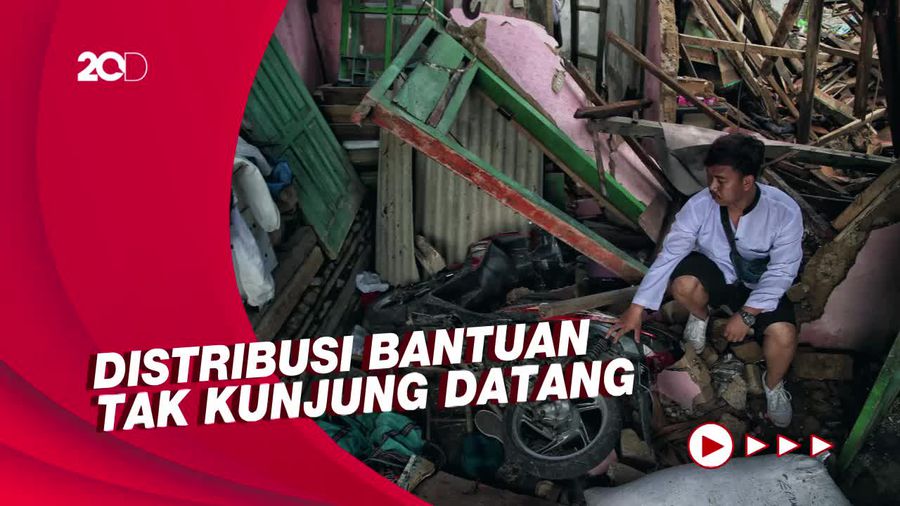 Curhat Pengungsi Gempa Cianjur: Mekanisme Logistik Jangan Dipersulit
