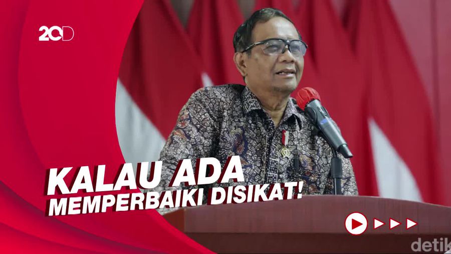 Mahfud Ungkap Persoalan Hukum di RI: Mafia di Mana-mana!