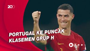 Ronaldo Cetak Gol, Portugal Menang 3-2 Atas Ghana