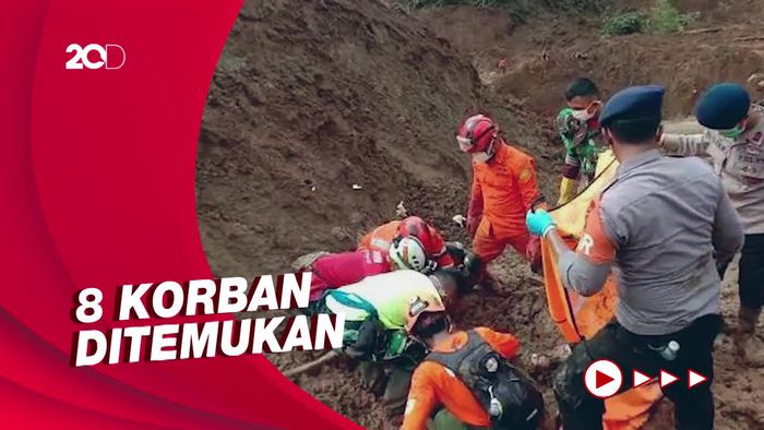 Momen Tim SAR Evakuasi 8 Jenazah Korban Gempa Cianjur