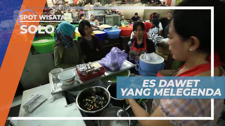 Es Dawet, Menikmati Segarnya Minuman Es Pelepas Dahaga, Solo