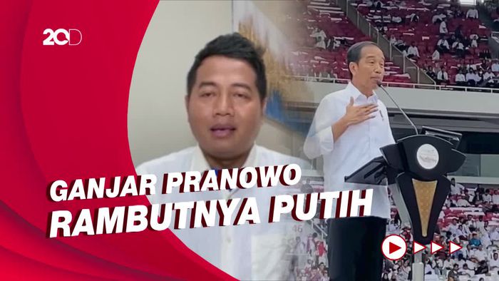 Kode Jokowi soal Rambut Putih, Pengamat: 1.000% Endorse Ganjar