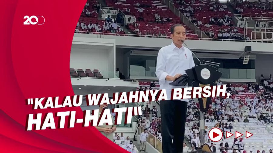 Jokowi: Jangan Sampai Pilih Pemimpin yang Hanya Duduk Manis di Istana!