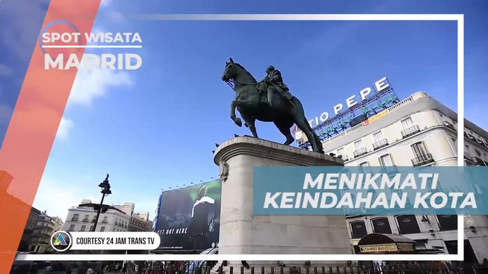 Menikmati Panorama Kota Madrid di Waktu Sibuk, Spanyol
