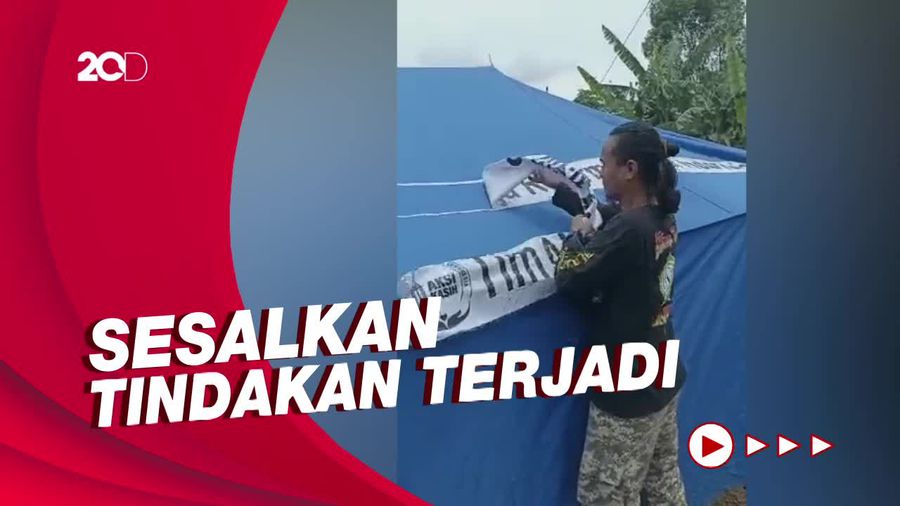 Polisi Periksa Ormas yang Copot Stiker Gereja di Bantuan Cianjur!  