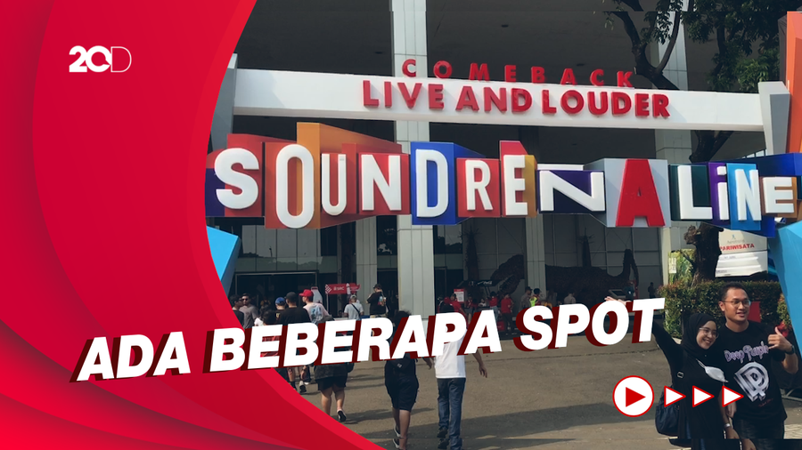 Sederet Spot Foto Instagramable di Soundrenaline 2022