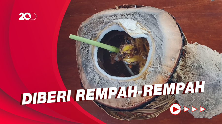 Sensasi Sajian Kelapa Muda yang Dibakar