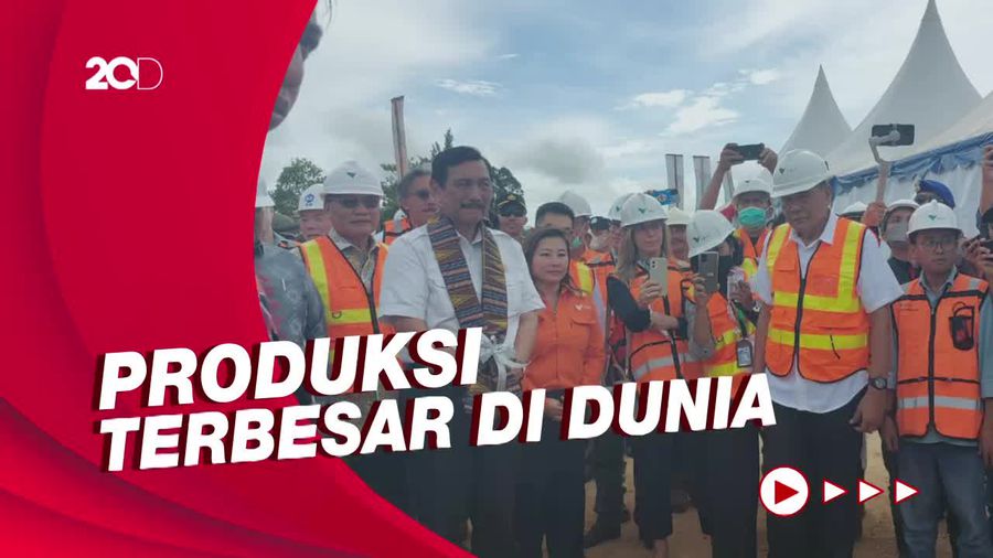 Resmikan Pembangunan Pabrik Nikel di Pomalaa, Luhut: Ini Showcase Kita