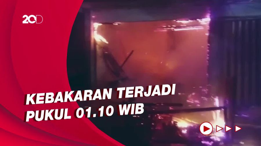 Pasar Bandung Tulungagung Kebakaran, Diduga Akibat Korsleting Listrik