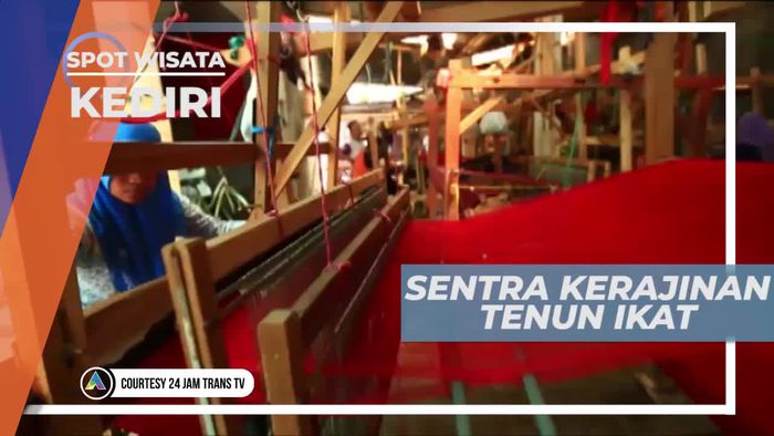 Berkunjung ke Sentra Kerajinan Tenun Ikat di Kediri