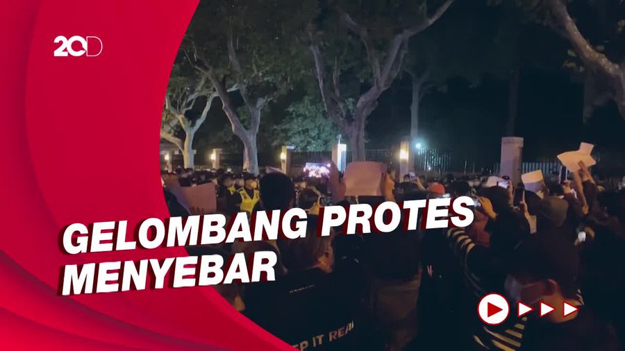 Demo Pembatasan Covid, Warga China Minta Xi Jinping Mundur