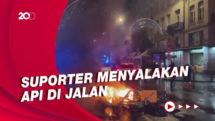 Belgia Kalah dari Maroko, Suporter Ngamuk!