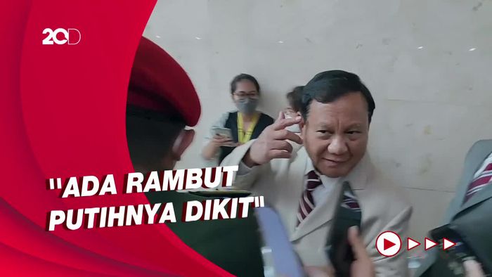 Respons Prabowo soal Heboh Jokowi Sebut Pemimpin Berambut Putih