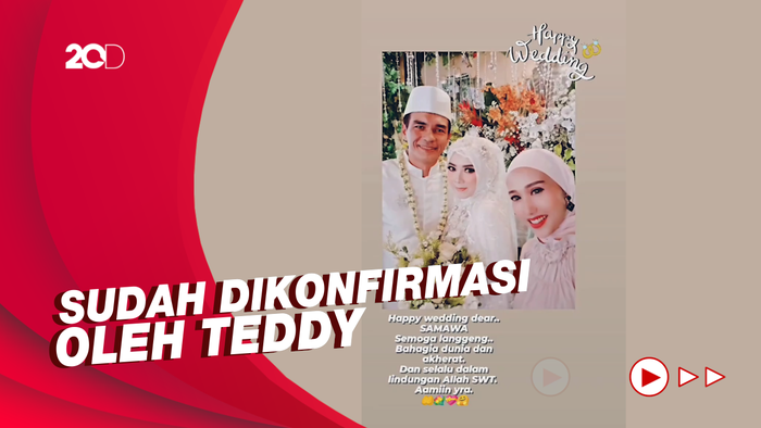 Teddy Syah Resmi Menikah Lagi