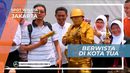 Cekrak-cekrek Berpose Seru Dengan Manusia Batu di Kota Tua, Jakarta