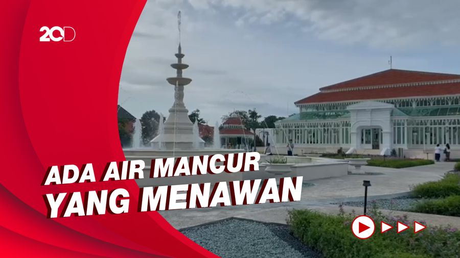 Cantiknya Taman Pracima di Pura Mangkunegaran