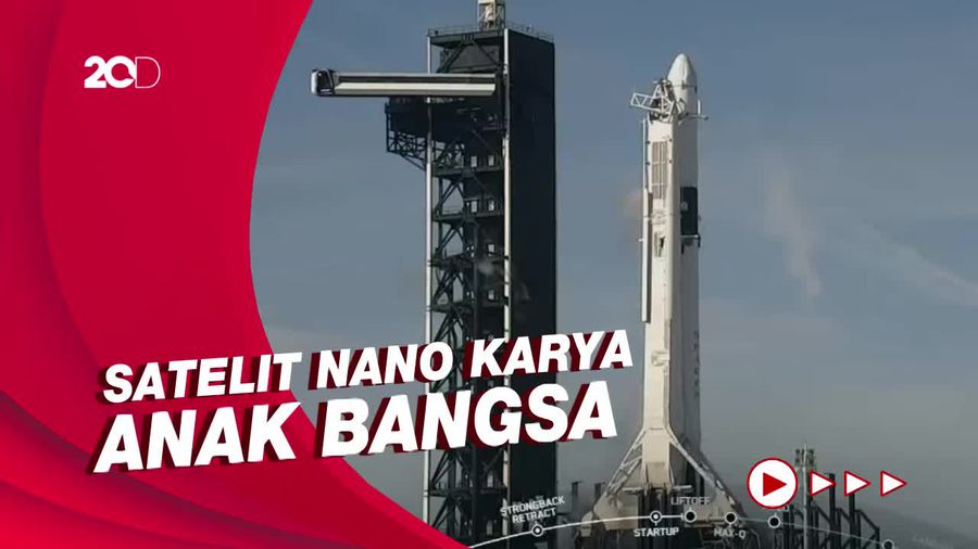 Momen Satelit SS-1 RI Meluncur ke Antariksa Pakai Roket Elon Musk