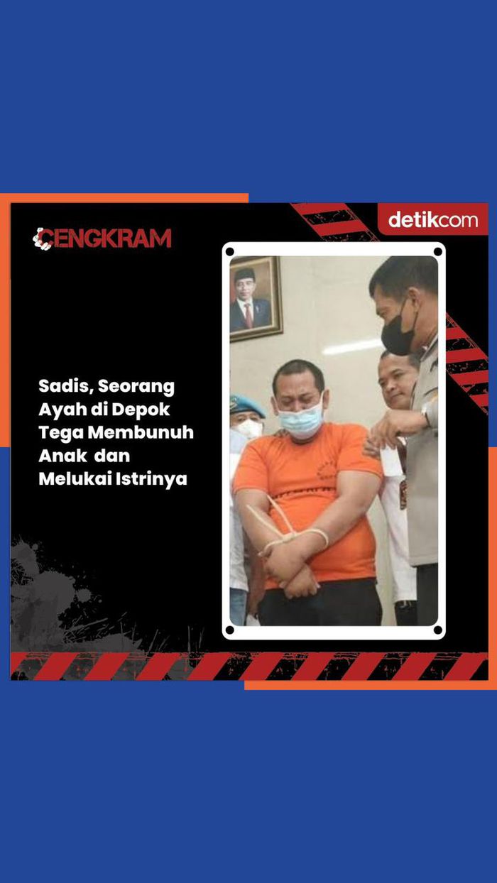 Pembunuhan Brutal Ayah Kandung di Depok