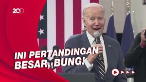 Ekspresi Gembira Joe Biden Usai AS Tendang Iran dari Piala Dunia
