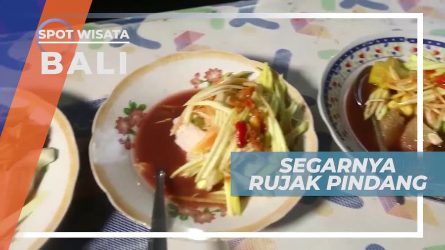 Sensasi Kesegaran Rujak Pindang, Bali