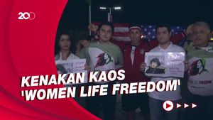 Aksi Solidaritas Fans Iran Jelang Laga Lawan AS di Piala Dunia 2022