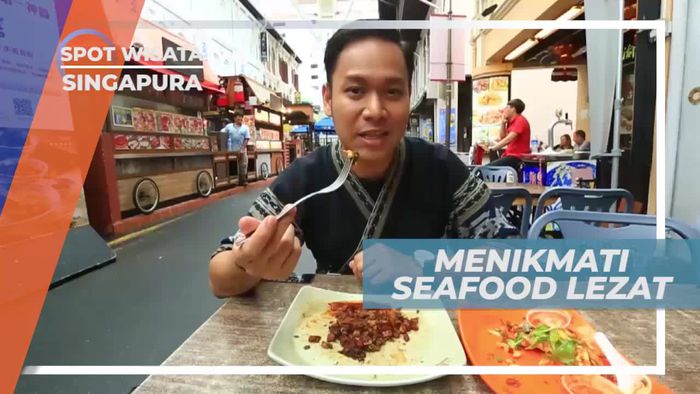 Menikmati Seafood di Smith Street Chinatown, Singapura