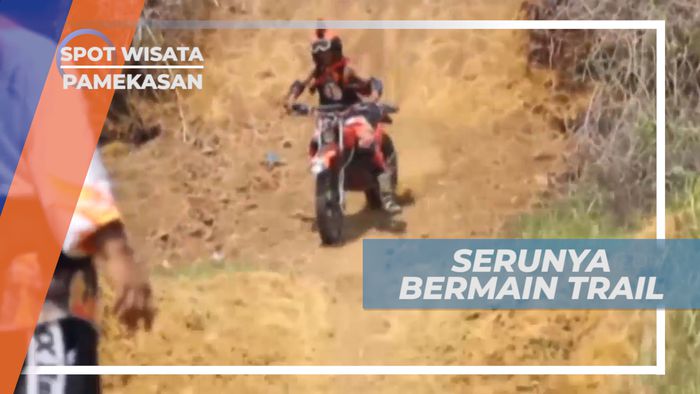 Menjelajahi Medan Menantang dengan Motor Trail di Pamekasan