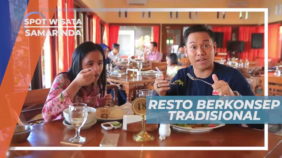 Berkunjung ke Resto Berkonsep Tradisional, Samarinda Kalimantan Timur